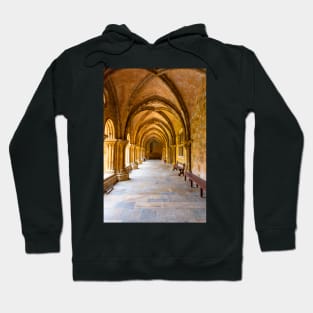 The Cloister at the Old Coimbra Cathedral Hoodie